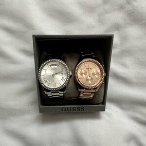Guess and Caravelle Watch Set